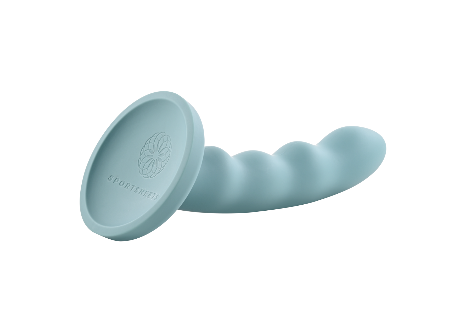 Sportsheets Merge Collection - Sage - 8\" Solid Silicone G-Spot Dildo