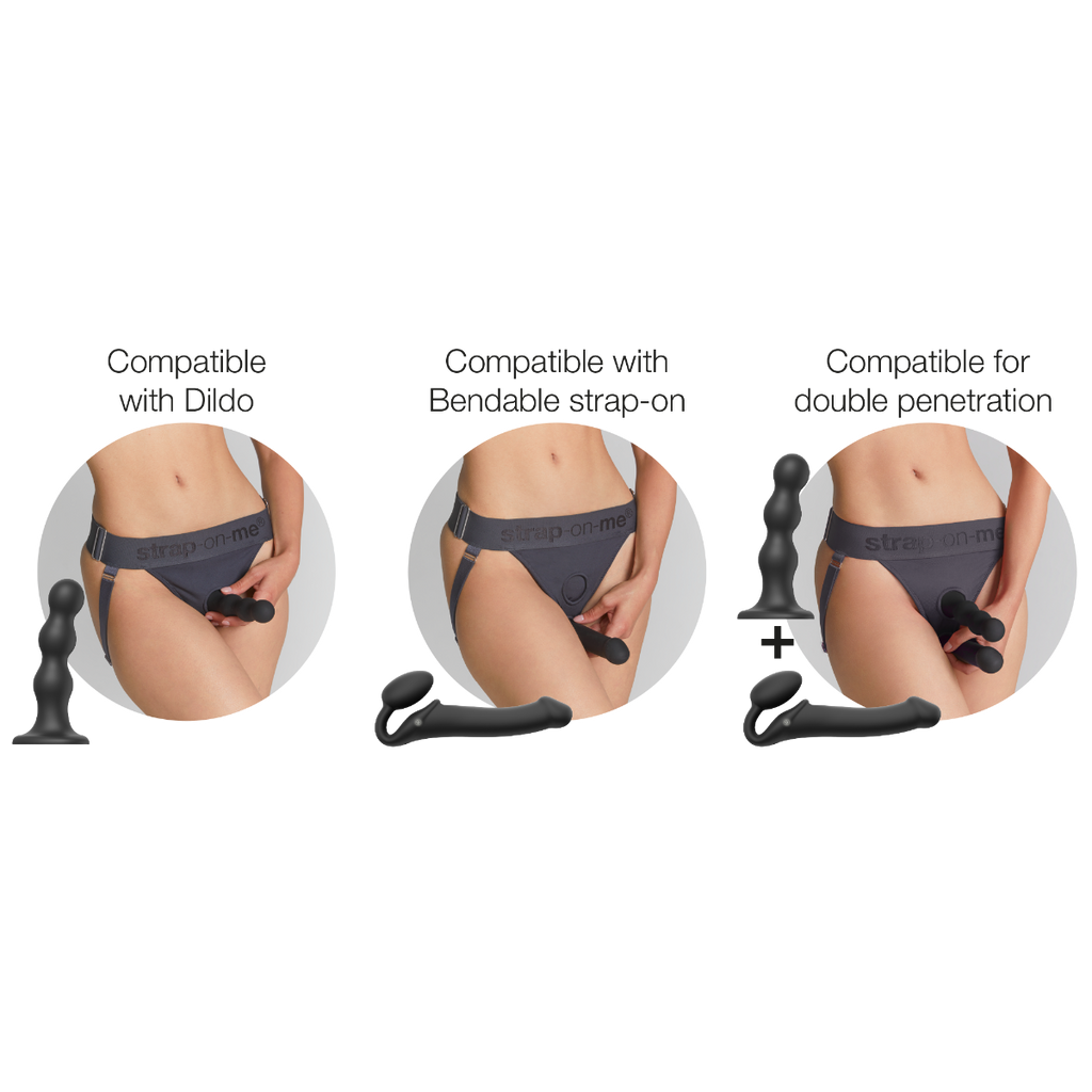 Strap On Me - Unique Harness Grey One