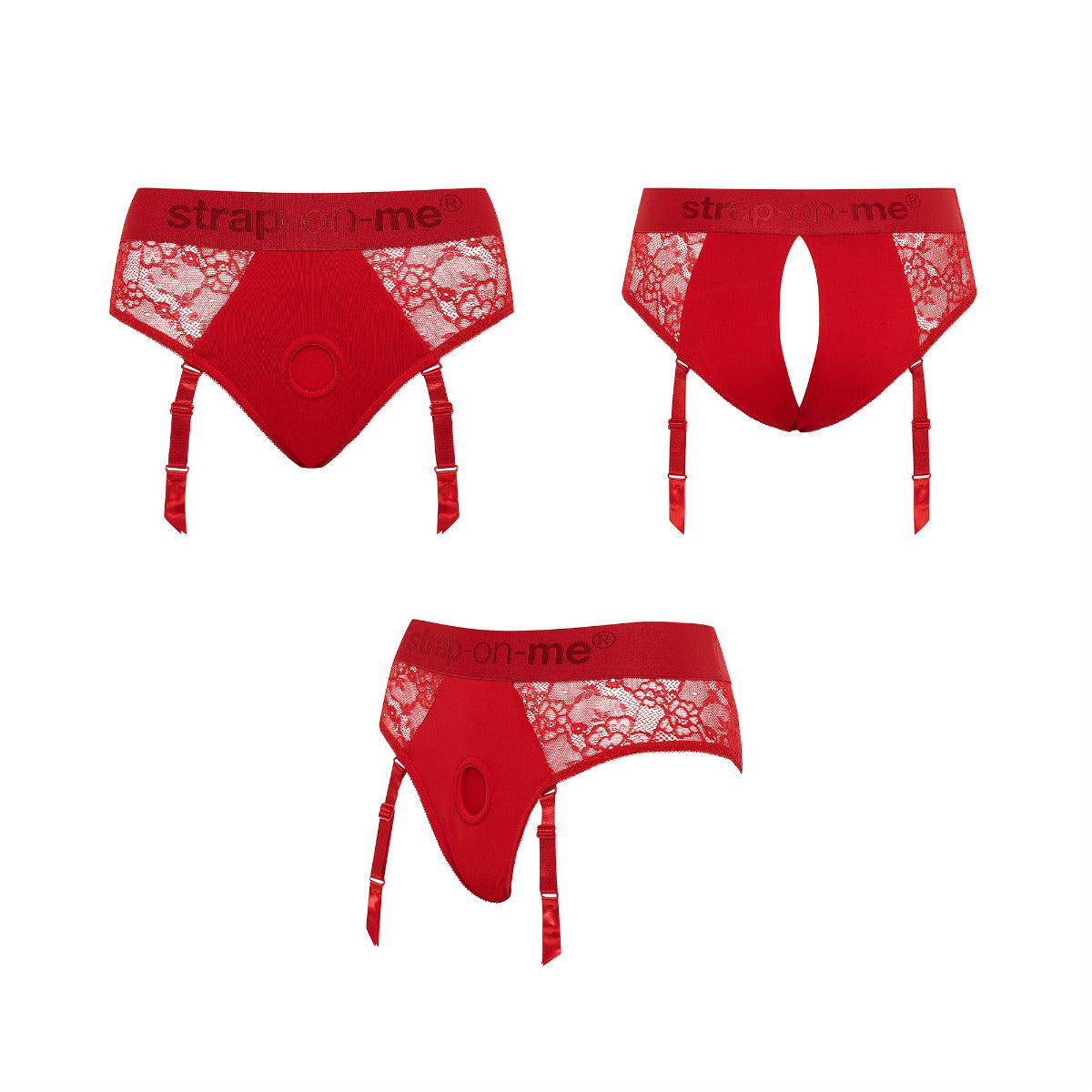 Strap On Me - Harness Lingerie Diva - S - Red