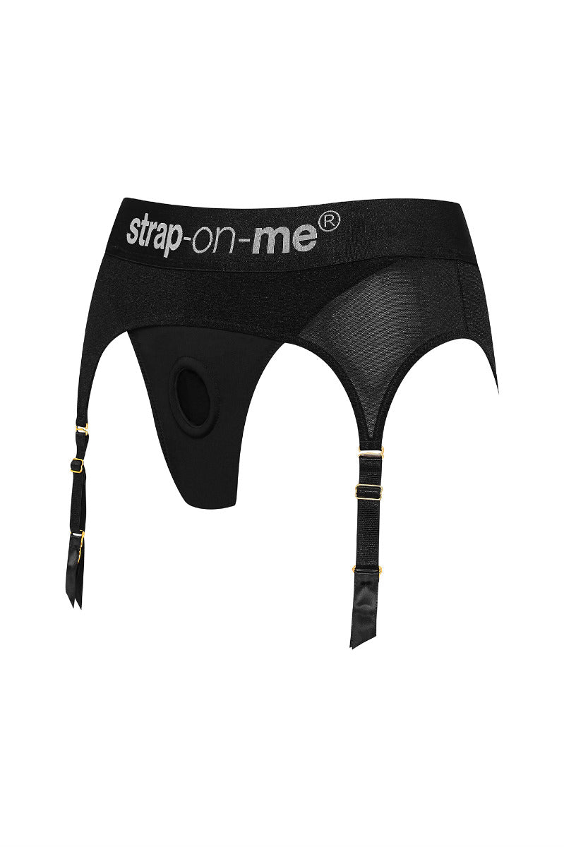 Strap On Me - Harness Lingerie Rebel- L - Black