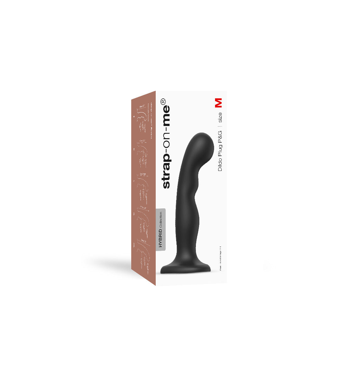 Strap On Me - Dildo Plug P&G Black - M