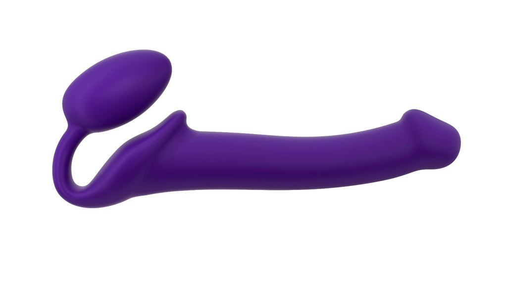 Strap On Me - Semi-Realistic Bendable Strap-On Purple - M