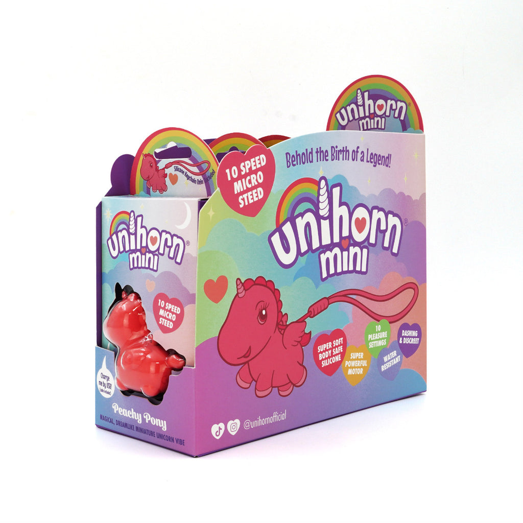 Unihorn Mini POS â€“ Unihorn Peachy Pony â€“ Till Side Display (Flat Packed â€“ Holds 6pcs)