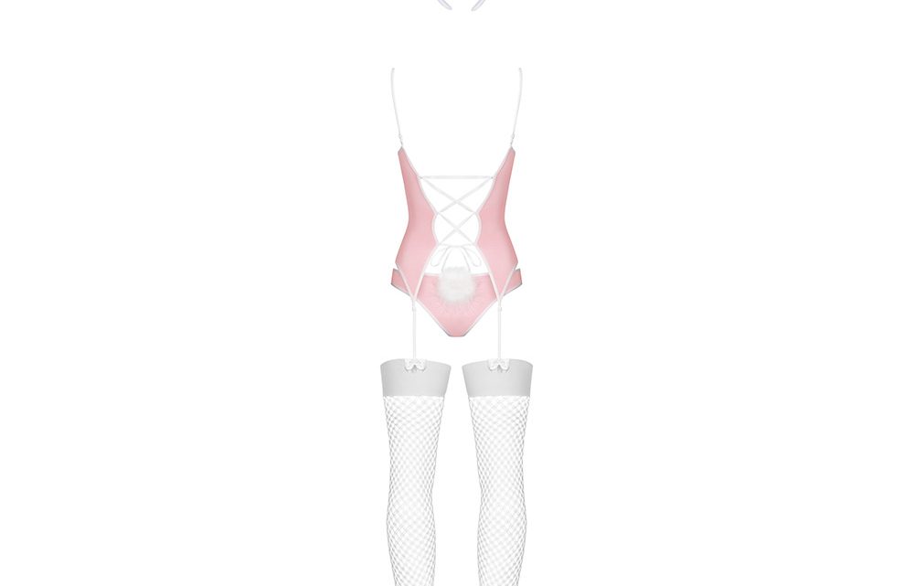 Obsessive – Bunny suit 4 pcs costume S/M – Pink
